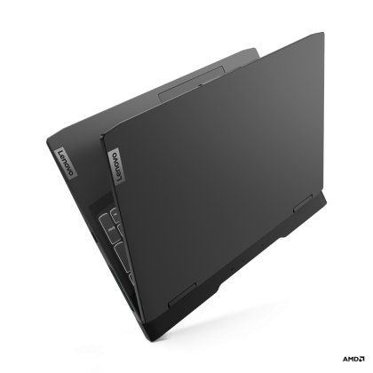 Laptop Lenovo IdeaPad Gaming 3 15ARH7, Procesor AMD Ryzen 5 7535HS up to 4.5GHz, 15.6" FHD (1920x1080) IPS 250nits anti-glare, 120Hz, FreeSync, ram 16GB 4800MHz DDR5, 512GB SSD M.2 PCIe NVMe, NVIDIA GeForce RTX 2050 4GB GDDR6, culoare Grey, DOS