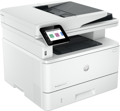 Pachet promo cu imprimanta multifunctionala laser monocrom A4, HP Pro 4102FDW si laptop HP ProBook 450 G10