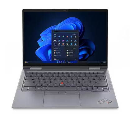 Laptop Lenovo ThinkPad X1 Yoga Gen8, Procesor 13th Generation Intel Core i7 1355U up to 5.0GHz, 14" WQUXGA (3840x2400) OLED 500nits anti-reflection, ram 32GB soldered 6000MHz LPDDR5, 1TB SSD M.2 PCIe NVMe, Intel Iris Xe Graphics,culoare Grey,Windows11 Pro
