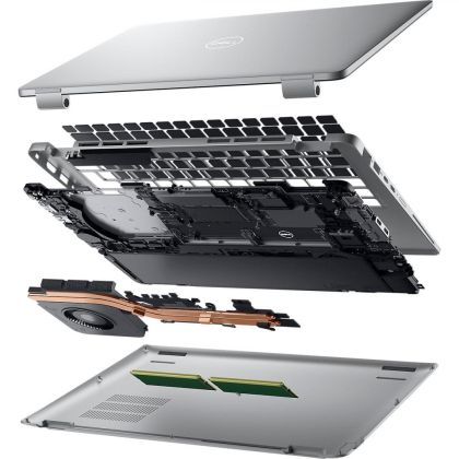 Laptop Dell Precision 3480, Procesor 13th Generation Intel Core i7 1360P up to 5.0GHz, 14" FHD(1920x1080) IPS 250nits, ram 16GB (2x8GB) 4800MHz DDR5, 512GB SSD M.2 PCIe NVMe, Intel Iris Xe Graphics, culoare Grey,Windows11 Pro 