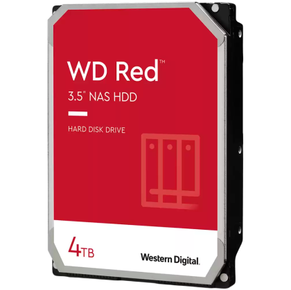 HDD NAS WD Red 4TB SMR, 3.5'', 256MB, 5400 RPM, SATA, TBW: 180-EOL->WD40EFPX