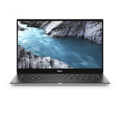 Laptop Dell XPS 9300, Procesor 10th Generation Intel Core i7-1065G7 up to 3.9GHz, 13.4'' FHD+ (1920x1080) anti-glare, ram 8GB 3733MHz LPDDR4x, 512GB SSD M.2 PCIe NVMe, Intel Iris Plus Graphics, culoare Silver, Windows10 Pro 