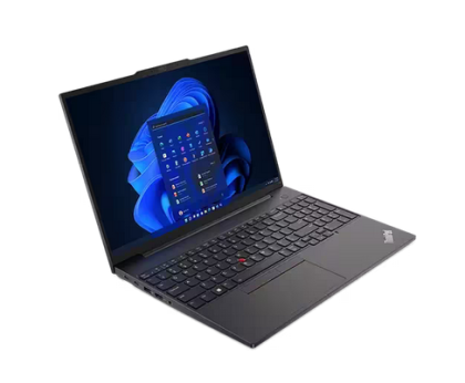 Laptop Lenovo ThinkPad E16 Gen1 (Intel), Procesor 13th Generation Intel Core i7 13700H up to 5.0GHz, 16" WUXGA(1920x1200)IPS 300nits anti-glare, ram 16GB soldered 3200MHz DDR4, 512GB SSD M.2 PCIe NVMe, Intel Iris Xe Graphics, culoare Black, DOS