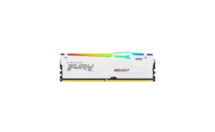 Kingston DRAM 32GB 6000MT/s DDR5 CL40 DIMM (Kit of 2) FURY Beast White RGB XMP EAN: 740617333855