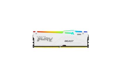 Kingston 32GB 6000MT/s DDR5 CL36 DIMM (Kit of 2) FURY Beast White RGB EXPO, EAN: 740617333664