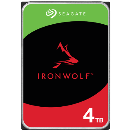HDD NAS SEAGATE IronWolf 4TB CMR, 3.5'', 256MB, 5400RPM, RV Sensors, SATA, Rescue Data Recovery Services 3 ani, TBW: 180