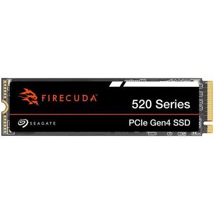 SSD SEAGATE FireCuda 520 2TB M.2 2280-S2 PCIe Gen4 x4 NVMe 1.4, 3D TLC, Read/Write: 4850/4750 MBps, IOPS 800K/950K, Rescue Data Recovery Services 3 ani, TBW: 1200