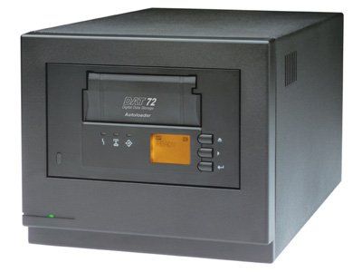 CERTANCE CD432 Autoloader (1xDAT 216GB Ultra2 SCSI Wide, External, Black)