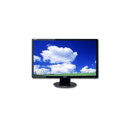 Monitor LCD ASUS VE248H (24", 1920x1080, TN, HDCP Ready, Splendid Technology, LED Backlight, Tilt, Trace Free, 10000000:1(DCR), 170/160, 2ms, HDMI/VGA/DVI, MM) Black