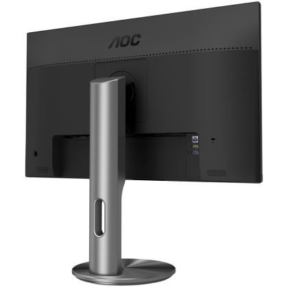 AOC U2790PQU is equipped with a 4K (3840 x 2160) IPS panel, with excellent colour accuracy and a wide colour gamut. Designed with 3 frameless sides and an ergonomic stand. HDMI 1.4 x 1, DisplayPort 1.2 x 1, HDMI 2.0 x 1 2 X USB 3.0 SPEAKERS