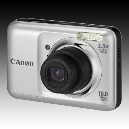 Digital Camera  CANON PowerShot A800 Integrated (2.5" LCD,10Mpixel, 6.6-21.6mm, 3.3xOptical, 4xDigital, MMC/SD/SDHC/MMCplus/HC MMCplus/SDXC) Silver