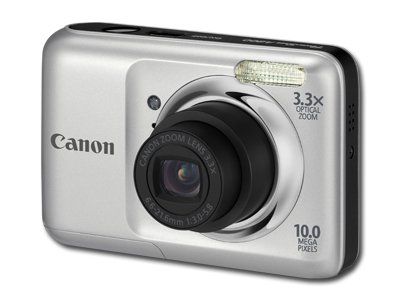 Digital Camera  CANON PowerShot A800 Integrated (2.5" LCD,10Mpixel, 6.6-21.6mm, 3.3xOptical, 4xDigital, MMC/SD/SDHC/MMCplus/HC MMCplus/SDXC) Silver