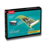 RAID ADAPTEC ATA RAID 2400A Ultra ATA-100 PCI 4ch 32MB (Level 0,Level 1,Level 10,JBOD), 1-pack
