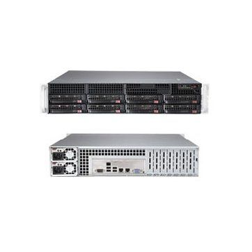 Supermicro SuperServer SYS-6028R-TR, 2U, 8x 3.5" Hot-swap SATA3 HDD Bays, IPMI 2.0 + KVM with Dedicated LAN, Intel® i350 Dual port GbE LAN, 740W Redundant Power Supplies Platinum Level (94% efficiency), https://www.supermicro.nl/products/system/2u/6028/sy