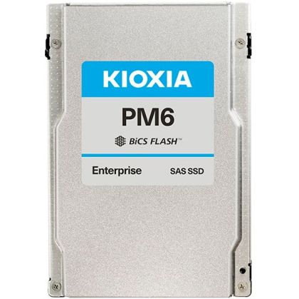 SSD Enterprise KIOXIA PM6-V 1.6TB SAS Dual port, BiCS Flash TLC, 2.5", Read/Write: 4150/2700 MBps, IOPS 595K/265K, DWPD 3