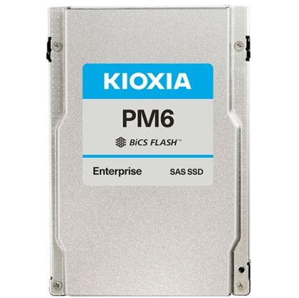SSD Enterprise KIOXIA PM6-R 960GB SAS Dual port, BiCS Flash TLC, 2.5", Read/Write: 4150/1450 MBps, IOPS 595K/75K, DWPD 1