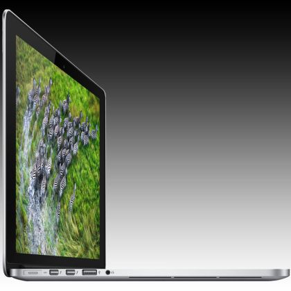 MacBook Pro 13-inch with Retina Display, Model: A1425, 2.5GHz dual-core Intel Core i5 Turbo Boost up to 3.1GHz, 8GB, 128GB flash storage, KB (Russian)/UG (Russian)