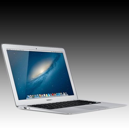 Apple MacBook Air 13.3-inch Model: A1466, 1.3GHz dual-core Intel Core i5 processor Turbo Boost up to 2.6GHz, Intel HD Graphics 5000, 4GB memory, 256GB flash storage