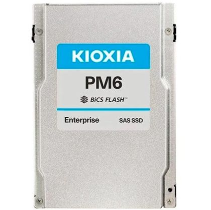 SSD Enterprise KIOXIA PM6-R 15.36TB SAS Dual port, BiCS Flash TLC, 2.5", Read/Write: 4150/3700 MBps, IOPS 595K/160K, DWPD 1