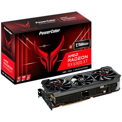 Power Color Video Card AMD Radeon RX-6900XT Red Devil Ultimate, 16GB 256bit GDDR6, 2425MHz / 16GHz, PCI-E 4, 3x DP, HDMI, Triple Fan, 3 slot