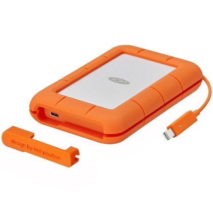 HDD Extern LaCie Rugged Thunderbolt USB-C, 4TB, Protects against drops of up to 1.5 metres, dust, water, being run over by a 1 tonne car-EOL->STFR4000800.