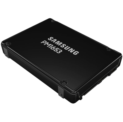 SAMSUNG PM1653 1.92TB Enterprise SSD, 2.5” 7mm, SAS 24Gb/s, Read/Write: 4300 / 3800 MB/s, Random Read/Write IOPS 800K/135K