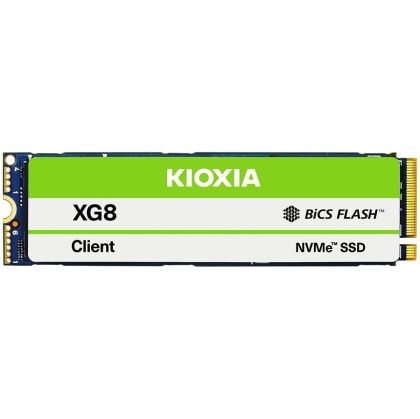 SSD KIOXIA XG8 4096GB PCIe Gen4 x4 (64GT/s) NVMe 1.4, 112 layers BiCS Flash TLC, M.2 2280-D2 Double-sided, Read/Write: 7000/5800 MBps