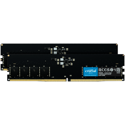 Crucial 32GB Kit (2x16GB) DDR5-5600 UDIMM CL46 (16Gbit), EAN: 649528929785