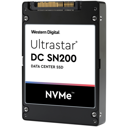 SSD Server WD Ultrastar DC SN200 NVMe 1.92TB 2.5"x15mm U.2, MLC NAND, PCIe Gen3.0 1x4 (or 2x2), Read/Write: 3350/2100 MBps, IOPS 835K/75K, DWPD 1, SKU: 0TS1355