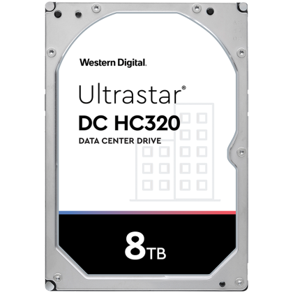 HDD Server WD Ultrastar DC HC320 8TB 4Kn SE, 3.5’’, 256MB, 7200 RPM, SATA, SKU: 0B36402
