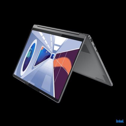 Laptop Lenovo Yoga 9 14IRP8, Procesor 13th Generation Intel Core i7 1360P up to 5.0GHz, 14" 4K (3840x2400) OLED 400nits glossy, touch, 16GB soldered 5200MHz LPDDR5, 1TB SSD M.2 PCIe NVMe, Intel Iris® Xe Graphics, culoare Grey, Windows11 Pro