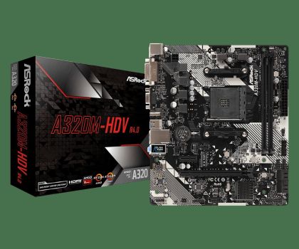 MB AMD AM4 ASROCK A320M-HDV R4.0