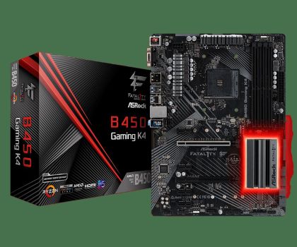 MB ASROCK AMD B450 GAMING K4 FATAL1TY