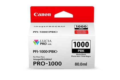 CANON PFI-1000PBK BLACK INKJET CARTRIDGE