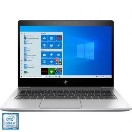 Laptop HP ProBook 450 G7, Procesor 10th Generation Intel Core i7-10510U up to 4.9GHz, 15.6" FHD (1920x1080) IPS anti-glare, ram 16GB (1x16GB) 2666MHz DDR4, 512GB SSD M.2 PCIe NVMe, NVIDIA GeForce MX250 2GB GDDR5, culoare Silver, Windows 10 Pro
