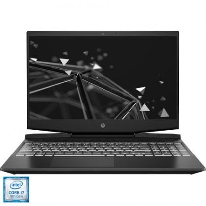 Laptop HP Pavilion, Procesor AMD Ryzen 7 3750H up to 4.0GHz, 15.6" FHD (1920x1080) anti-glare, ram 8GB (2x8GB) 2400MHz DDR4, 128GB SSD M.2 PCIe NVMe+1TB HDD 5400rpm, NVidia GeForce GTX 1660Ti 6GB GDDR5, culoare Shadow Black, Dos