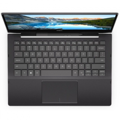 Laptop Dell Inspiron 7391 2-in-1, Procesor 10th Generation  Intel Core i7-10510U up to 4.9GHz, 13.3" UHD (3840 x 2160) IPS Touch, ram 16GB soldered 2133MHz LPDDR3, 512GB SSD M.2 PCIe NVMe, Intel UHD Graphics 620, culoare Grey, Windows10 Pro