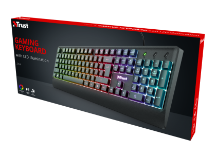 Trust Ziva Gaming Rainbow LED Keyboard