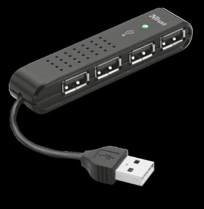 Trust Vecco Mini 4 Port USB 2.0 Hub