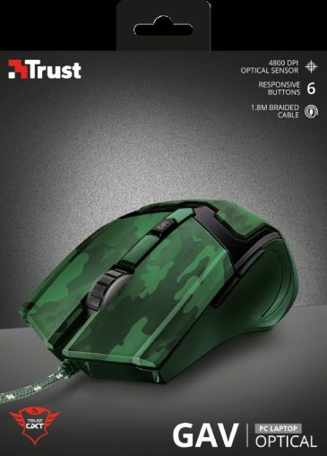 Trust GXT 101D Gav Gaming Mouse - jungle