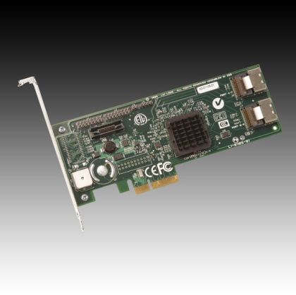 RAID Controller LSI LOGIC S.M.A.R.T. Support Internal MegaRAID SAS 8208ELP 8ch (PCI Express X4, SAS/Serial ATA II-300) (RAID levels: 0, 1, 10, 5)