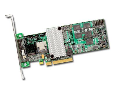 RAID Controller LSI LOGIC MegaRAID SAS 9260-4i (4ch Internal LSISAS2108 ROC, 6Gb/s up to 32 SAS/SATA/SSD, PCI-E 2.0 X8, 512MB DDR2, optional LSIiBBU07, RAID 0,1,5,6,10,50,60, 1 Connector 1xMini-SAS SFF-8087, LP Bracket MD2), Single, LSI00197
