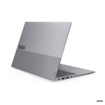 Laptop Lenovo ThinkBook 16 G6 ABP, procesor AMD Ryzen 7 7730U up to 4.5GHz, 16" WUXGA (1920x1200) IPS 300nits anti-glare, ram 16GB(1x16GB)3200MHz DDR4, 512GB SSD M.2 PCIe NVMe, AMD Radeon™ Graphics, culoare Grey, DOS