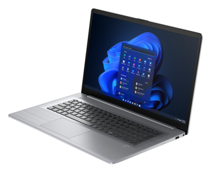 Laptop HP 470 G10, Procesor 13th Generation Intel Core i5 1335U up to 4.6GHz, 17.3" FHD (1920x1080) IPS 300nits anti-glare, ram 16GB(1x16GB)3200MHz DDR4, 512GB SSD M.2 PCIe NVMe, Intel Iris Xᵉ Graphics, culoare silver, Windows11 Pro