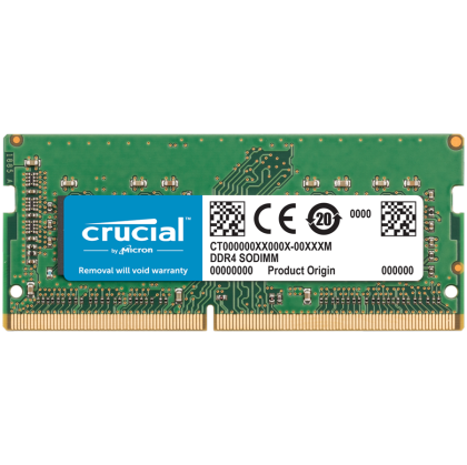 Crucial 32GB DDR4-2666 SODIMM for Mac CL19 (16Gbit), EAN: 649528903082