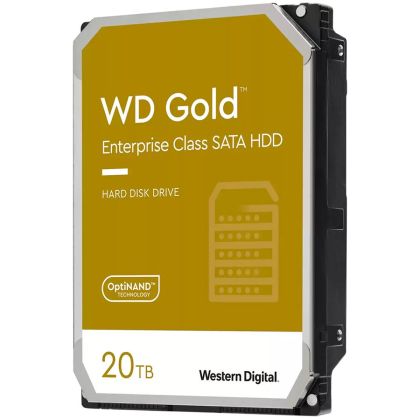 HDD Server WD Gold 20TB CMR, 3.5'', 512MB, 7200 RPM, SATA, 512E