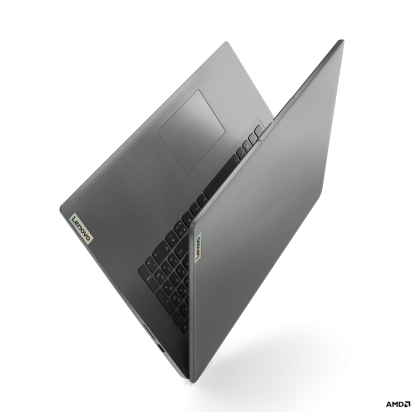 Laptop Lenovo IdeaPad 3 17ALC6, Procesor AMD Ryzen7 5700U up to 4.3GHz, 17.3" FHD (1920x1080) IPS 300nits anti-glare, ram 12GB(4GB soldered+8GB) 3200MHz DDR4, 512GB SSD M.2 PCIe NVMe, AMD Radeon™ Graphics, culoare Grey, DOS