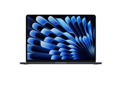 Laptop Apple MacBook Air 15", Procesor Apple M2  CPU cu 8 nuclee, GPU cu 10 nuclee,Neural Engine 16 nuclee, 15.3" (2880 x 1864) Retina 500nits, ram 24GB, 1TB SSD, tastatura INT, culoare Midnight, macOS Ventura
