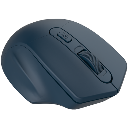 CANYON MW-15, 2.4GHz Wireless Optical Mouse with 4 buttons, DPI 800/1200/1600, Dark Blue, 115*77*38mm, 0.064kg