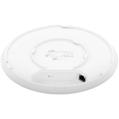 Ubiquiti U6-PRO High-performance, ceiling-mounted WiFi 6 access point designed for large offices, 140 m2 coverage, 350+ connected devices, 4x4 MIMO, IP54, 573.5 Mbps on 2.4 GHz and 4.8 Gbps on 5 GHz, PoE adapter (U-POE-AT-EU) not included